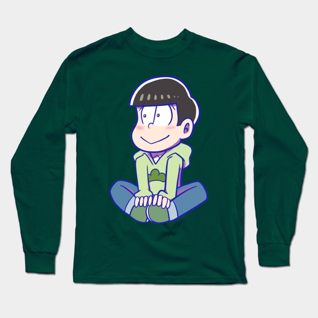 Cute Choromatsu Long Sleeve T-Shirt by geekmythology